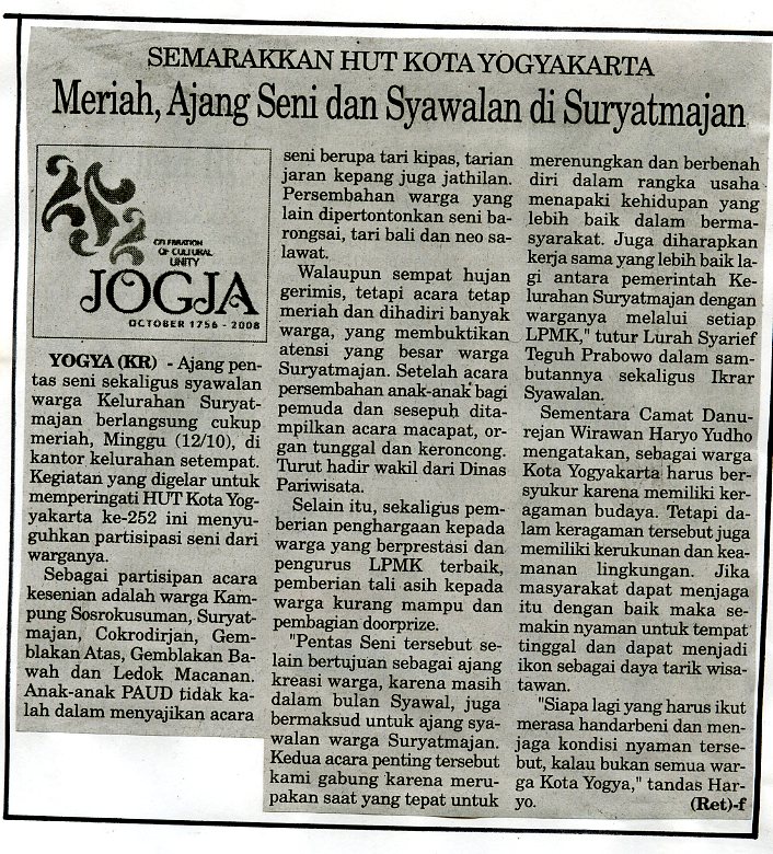 Kliping jogja terbaru